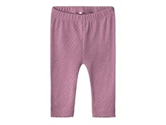 Name It mauve orchid hulmønster leggings